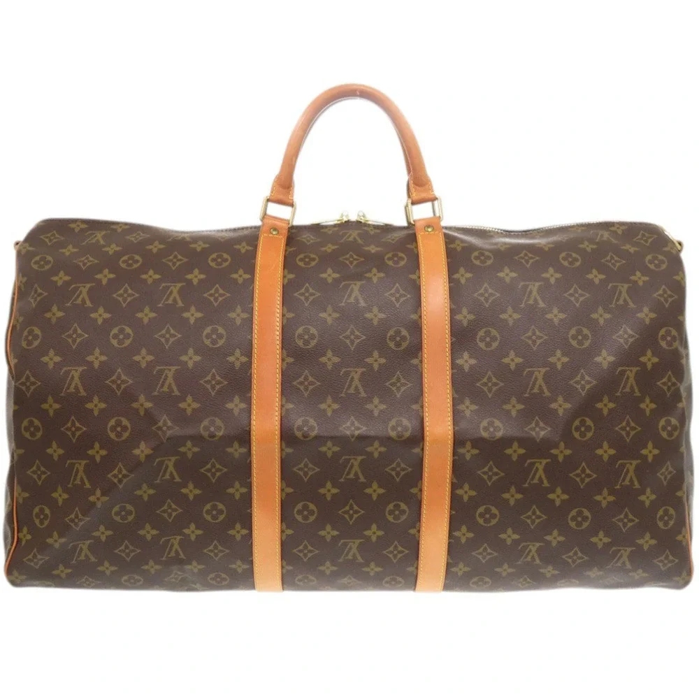 LOUIS VUITTON Brown Monogram Boston Bag